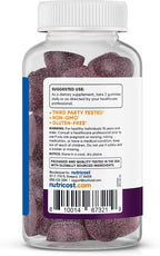 Nutricost Ashwagandha Extract Gummies (Mixed Berry) 60 Gummies for 30 Servings Per Bottle - Vegetarian, GMO Free and Gluten Free