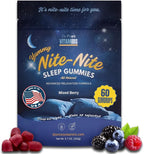 Dr. Price Sleep Gummies for Adults – 3mg Melatonin, L-Theanine, GABA & Herbal Blend – Mixed Berry Flavor, Gluten-Free Sleep Aid – 60 Count
