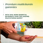 MegaFood Men’s Whole Body Multivitamin Gummies - Multivitamin For Men - Vitamin C, Magnesium Citrate, Vitamin D3, Methylated B12 & Zinc - Muscle, Brain, Heart, Immune Support - 90 Gummies, 30 Servings