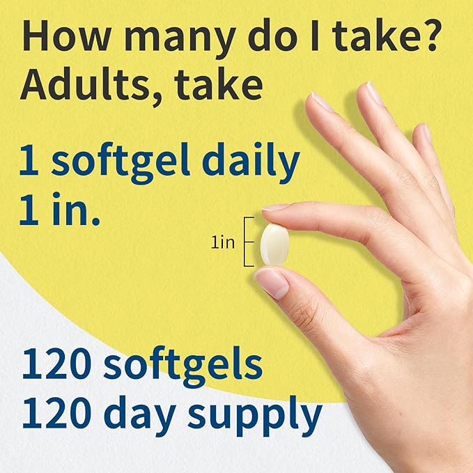 Vitamin D3 K2 5000 IU 120 Softgels with Magnesium Supplement - & 120mcg MK-7 K2 for Bone Health & Immune Support - Non-GMO & Gluten-Free Softgels with MCT Oil