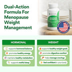 Menopause Supplements for Women - Menopause Weight Loss for Women & Perimenopause Supplements Women for Menopause Relief - VoomVaya MenoSlim Advanced - 60 Capsules