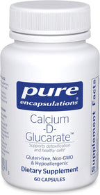Pure Encapsulations Calcium-D-Glucarate | Supplement to Support Cellular Health in the Liver, Lungs, Breast, and Colon* | 60 Capsules