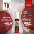7-Keto dhea - Fat Burner - Natural 7K Dhea Cream - Metabolism Support - Maximum Strength Dhea Used by Men and Women for Lean Muscle and Fat Loss Support