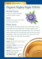 Traditional Medicinals Organic Nighty Night with Passionflower Herbal Tea, Promotes a Good Night’s Sleep, (Pack of 2) - 16 Tea Bags
