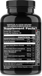 Jocko Fuel Good Night Sleep Aid for Adults - Sleeping Pills for Rest & Recovery, Non-Habit Forming with Tart Cherry Extract, L-Theanine, Lavender, & Lemon Balm (90 Capsules) Packaging May Vary