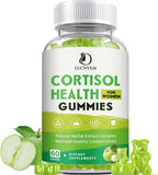 Cortisol Detox for Women Gummies, Cortisol Reducer Detox Manager, Magnesium Ashwagandha Rhodiola Rosea Herbal Complex for Mood/Focus & Sleep, Maintain Healthy Cortisol Levels - 30 Day Vegan Supply