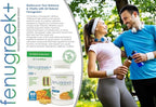VH Nutrition Fenugreek+ | 1400mg Extra Strength Fenugreek Capsules | Hormonal Balance and Energy Support Supplement for Men & Women | 60 Gluten-Free Capsules
