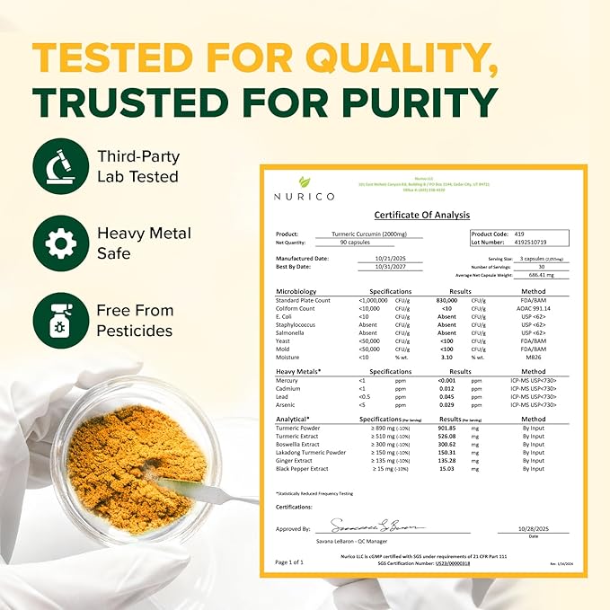 VAHDAM, Turmeric Curcumin Supplement 2000mg (500mg Curcuminoids) with Boswellia & Piperine for Fast Absorption | Supports Joint Health and Mobility | 90 Capsules