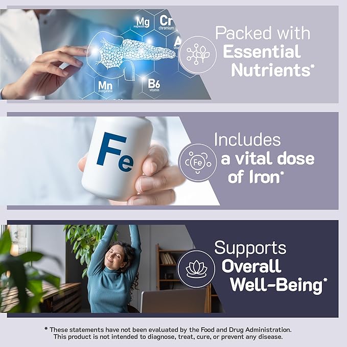 YUM-V'S Iron Gummies - Multivitamin Iron Supplement with Vitamin C, A, B & Zinc, Supports Blood Oxygen, Vegan Supplements for Women, Men & Kids for Growth and Development - Grape Flavor | 2-Pack