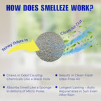 SMELLEZE Natural Chicken Coop Odor Eliminator Granules, Sprinkle in Chicken Coop, Bedding, Run, Pen, Nest & Yard - Unscented, Flock Safe Chicken Coop Deodorizer - 50 lbs.
