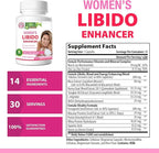 Libido Booster for Women, Maca Root Fenugreek Seed Horny Goat Weed Tongkat Ali Female Energy Enhancer, Hormone Harmony Balance Mood Support Menopause Panax Ginseng DHEA Supplement Pills, 30 Capsules