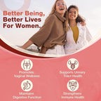 NATURE TARGET Probiotics for Women, 60 Billion CFUs with Cranberry, 70 Capsules