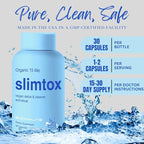 Slimtox™ Organic 15 Day Colon Cleanse & Detox for Flat Stomach Less Bloat & LBS w/Probiotics - Constipation Relief - Flushes Toxins, Boosts Energy