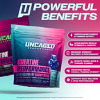 Creatine Monohydrate Gummies 5g with Prebiotic Fiber for Muscle Growth & Strength, 30 Servings, Strawberry - Lab Tested - 5000mg Premium All Natural