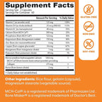 Doctor's Best Calcium Complex Supplement for Women & Men - Bone Strength & Health Support Caps, Vitamin C, D3, K2, MCH-Cal, Magnesium, & Potassium Citrate Complex, Non-GMO - 180 Capsules