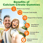 Calcium Citrate Gummies - Chewable Calcium Gummies for Bone, Muscle, Teeth, Immune Support, High Absorption Calcium Supplements for Women & Men Sugar Free Pineapple Flavor 120 Count