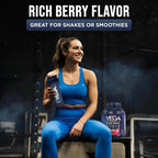 Vega Sport Vegan Protein Powder + Recovery - 30g Plant Based Protein per Serving, Berry, 45 Servings, 5g BCAAs, Probiotics, NSF Certified, for Shakes & Smoothies, 4.2lbs (Packaging May Vary)