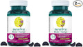 NEURIVA Brain + Energy Gummies, Nootropic Brain Supplements for Focus and Concentration with Neurofactor, Vitamin B12 & Caffeine for an Energy Boost*, 75ct Natural BlackBerry, (Pack of 2)