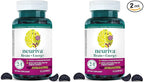 NEURIVA Brain + Energy Gummies, Nootropic Brain Supplements for Focus and Concentration with Neurofactor, Vitamin B12 & Caffeine for an Energy Boost*, 75ct Natural BlackBerry, (Pack of 2)