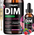 DIM Liquid Drops Supplement Women – Hormone Harmony for Women & Acne Supplements with Multivitamins, Inositol, Sulforaphane - Hormone Balance, Clear Skin & Mood Support, Mixed Berry Flavor 2 Fl Oz