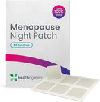 Menopause Night Relief Patch – Doctor-Formulated Transdermal Patch with Valerian, L-Methylfolate & Black Cohosh for Restful Sleep & Overnight Balance – 30-Day Supply