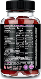Probiotic Gummies for Adults and Kids (60 Count | 5 Billion CFU) w/Organic Berry Antioxidants & Vitamin C for Immune Support and Digestion gummy- Prebiotics and Probiotics for women Gummies