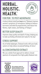 New Chapter Shatavari Supplement for Peri-Menopause & Post-Menopause Support – 4X Concentrated Herb Shatavari Relieves Hot Flashes & Night Sweats, Balances Women’s Hormones - Herbal Sleep Aid*, 30 ct