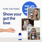 Essential Stacks Pure Digestive Enzymes (Gluten, Dairy & Soy Free) - 18 Enzymes for Digestion incl. Amylase, Lipase & Lactase - Vegetarian & Non-GMO (60 Capsules)