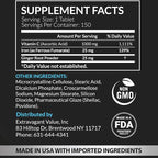 3-in-1 Immune Support Combo with Iron Supplement 25mg (Iron Pills) + 1000mg Vitamin C + Ginger Root, Gentle & Stomach Friendly for Energy & Iron Deficiency Support, Non-GMO, 150 Tablets
