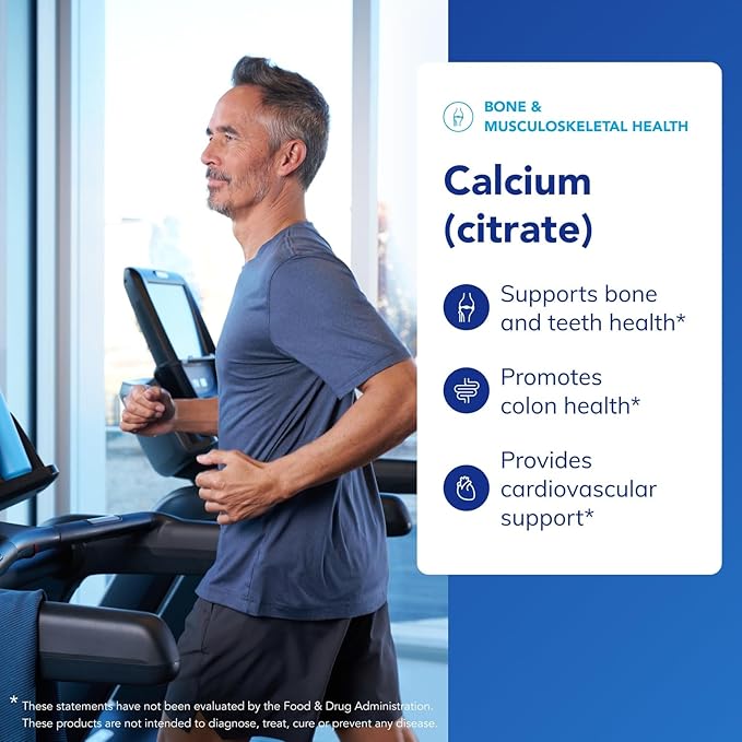 Pure Encapsulations Calcium (Citrate) - Supplement for Bone, Teeth, Colon, and Cardiovascular Health Support* - with Premium Calcium Citrate - 60 Capsules