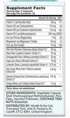 Health & Her Perimenopause Supplement for Women – The UK’s No.1 Perimenopause Supplement - Multi-Nutrient Wellbeing Support for Early Stage of Menopause, Vegan, Gluten-Free, Non GMO (60 ct - 1 Month)