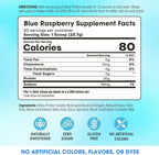 Fit & Lean Clear Protein Powder with Whey Isolate Protein and Collagen, Grass Fed, Muscle Recovery, Skin, Joints, GLP-1 Support, 0g Sugar, Blue Raspberry, 20 Servings