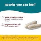 Nature Made Wellblends Calm & Relax, Ashwagandha 125mg, Magnesium 300 mg, 54 Vegetarian Capsules