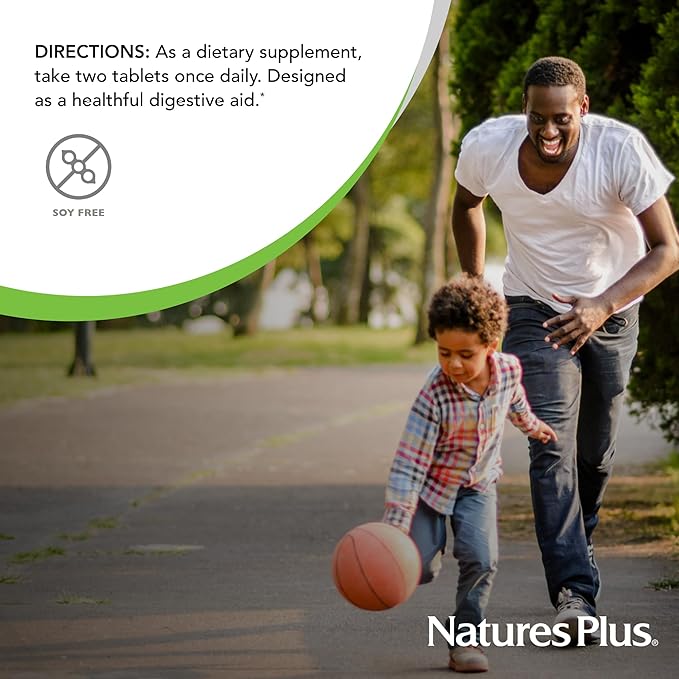 NaturesPlus Ultra-Zyme - 180 Tablets - Maximum Strength Digestive Enzyme Supplement - 90 Servings
