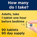 Nature Made Melatonin 4mg Extended Release Tablets,Sleep Supplements for Adults,100% Drug Free Sleep Aid,90 Day Supply,90 Count (Pack of 2)