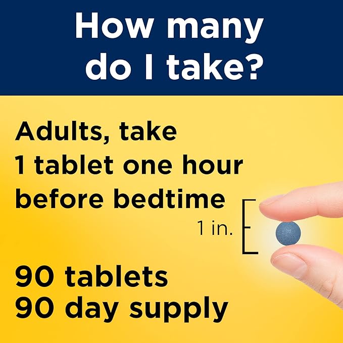 Nature Made Melatonin 4mg Extended Release Tablets,Sleep Supplements for Adults,100% Drug Free Sleep Aid,90 Day Supply,90 Count (Pack of 2)
