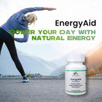 ENERGYAID Antioxidant Energy Support Supplement with Vitamin B6, Green Tea & CoQ10 – Supports Physical Stamina, Focus & Mental Clarity – 120 Vegetarian Capsules, Made in USA