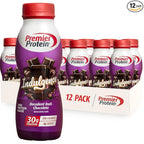 Premier Protein Shake INDULGENCE, Decadent Dark Chocolate, 30g Protein, 170 Calories, 3g Sugar, 11.5 fl oz, 12 Pack (Packaging May Vary)