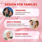 Calcium Citrate Gummies 1200 mg, Calcium Supplement for Women & Men, Ultimate Absorption Calcium Gummies for Bone, Muscle & Immune Support, Strawberry Flavor, 60 Count