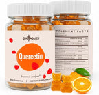 Quercetin 500mg Gummies for Kids – with Bromelain, Vitamin C & D3, Stinging Nettle & Licorice, Seasonal Balance & Body Defenses, Vegan, 120 Gummies