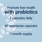 Life Extension FLORASSIST® Liver Restore™, Liver Health probiotics, prebiotics, Liver Support, Healthy Liver enzymes, Gluten-Free, Non-GMO, Vegetarian, 60 Capsules