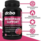 Menopause Supplements for Women Support Pills - Natural Menopause Relief for Hot Flashes, Night Sweats & Mood Swings with Dong Quai, Chasteberry & Black Cohosh - Hormone Balance for Women Supplement