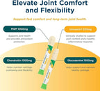 Glucosamine, Chondroitin, MSM and Univestin, All-in-one Joint Support, Easy to Carry, Mango Flavor (30-Day Supply)