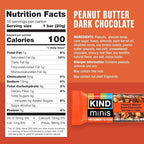KIND Mini Snack Bars Variety Pack, Gluten Free, Low Sugar, Low Calorie Snacks, Dark Chocolate Nuts & Sea Salt, Peanut Butter Dark Chocolate, Caramel Almond & Sea Salt, 30 Count