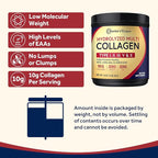 Doctor's Recipes Multi Collagen Peptides Powder for Women & Men, Grass-Fed Bovine Hydrolyzed Protein Type I II III V X, for Skin, Hair, Nails, Unflavored, Easy to Dissolve, Paleo & Keto, 16oz