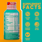 Vitamin Energy Immune+ Extra Strength Energy Shot Pineapple Punch 10 Pack, 260mg Natural Caffeine, B-Vitamins, Citicoline, Green Tea, Immunity & Focus Support, Zero Sugar, Gluten-Free 1.93 fl oz