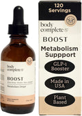 BODY COMPLETE RX Boost Drops with Maca Root, Amino Acids, L Glutamine, Niacin, and Rhodiola for Energy, Digestion, and Thyroid Support for Women, Plant Based, 60 ML