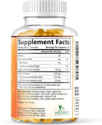 Omega 3 Fish Oil Gummies - Heart Healthy Omega 3 Gummy Supplement with High Absorption DHA & EPA, Extra Strength Joint & Brain Support, Delicious Orange Flavor Fish Oil Nature's Vitamin - 120 Gummies