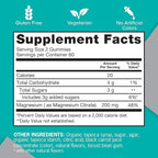 Qunol Magnesium Gummies for Adults, 200mg Elemental Mg (from 1,750mg Magnesium-Citrate),High Absorption Mg-Supplement,Supports Nerve,Bone & Muscle Health,Vegetarian,120 Count(Pack of 2)