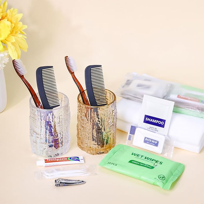 Travel Size Toiletries Kit Individually Packed,Personal Hygiene Kit for for Men Women